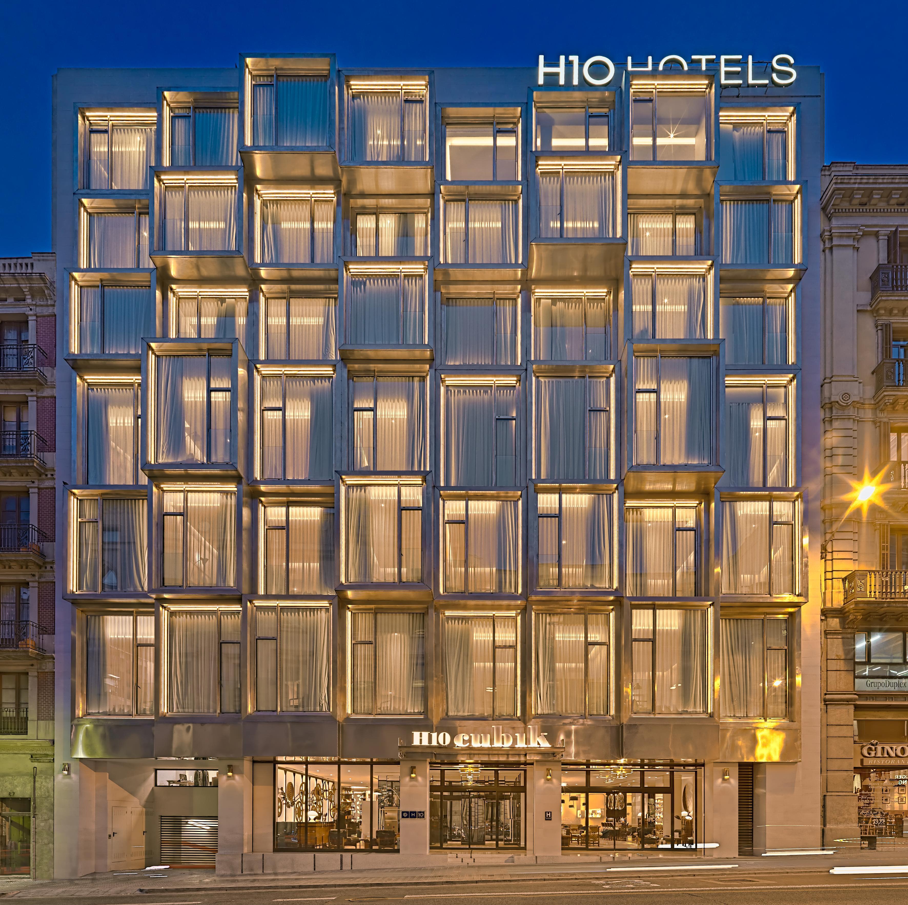 H10 Cubik 4* Sup Hotel Barcelona Exterior foto